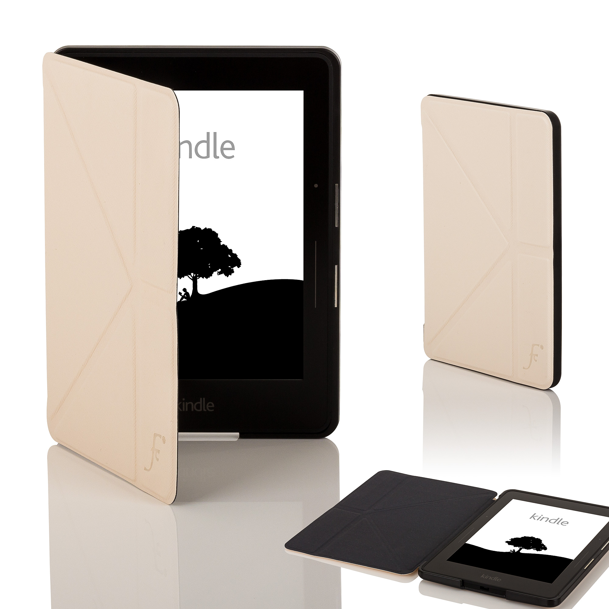 Leather Smart Origami Case Cover for Amazon Kindle Voyage eBay